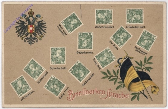 Briefmarken-Sprache
