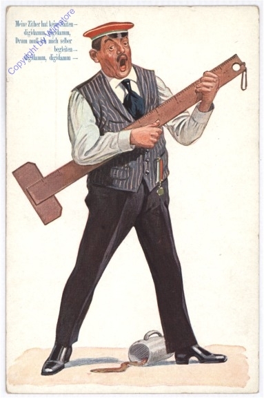 ak180323 Meine Zither hat keine Saiten ...