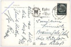 ak180465a Berlin, Unter den Linden mit Brandenburger Tor