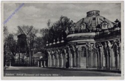 Potsdam, Schloss Sanssouci und historische Mühle