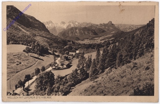 ak180512 Melleck, mit Loferer Steinberge