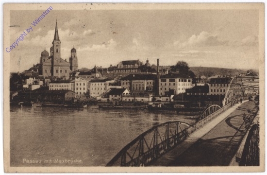 Passau, mit Maxbrücke