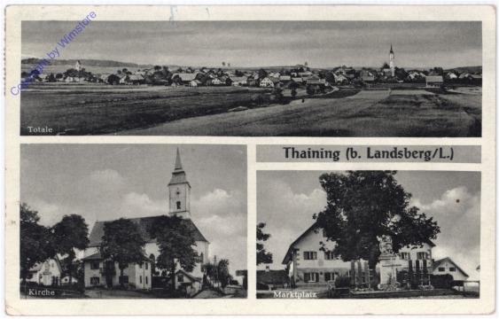 Thaining, b. Landsberg, Multiansicht