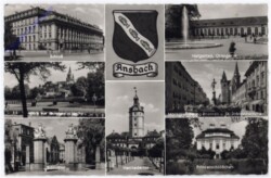 ak180542 Ansbach, Multiansicht