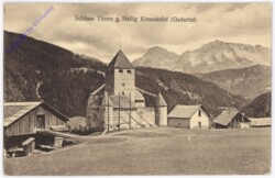 Schloss Thurn g. Heilig Kreuzkofel (Gadertal)