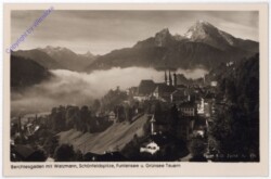 Berchtesgaden, mit Watzmann