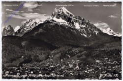 ak180577 Mittenwald, gegen Wettersteingebirge