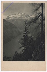 Königsee, Tiefblick auf den Königsee mit St. Bartholomä
