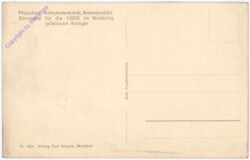 ak180595a München, Kriegerdenkmal