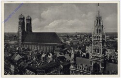 München, Rathaus und Frauenkirche