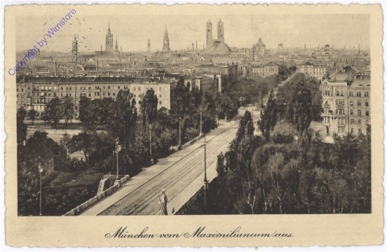 München, vom Maximilianeum aus