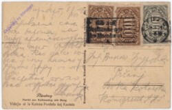 ak180606a Nürnberg, Partie am Kettensteg mit Burg