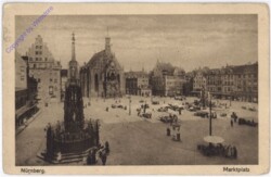 ak180616 Nürnberg, Marktplatz
