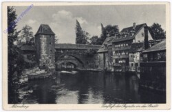 Nürnberg, Einfluss der Pegnitz in die Stadt