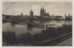 ak180646 Köln, Blick von Deutz