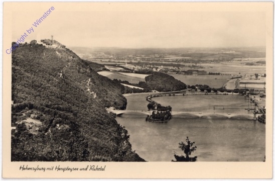 Hohensyburg, mit Hengsteysee und Ruhrtal