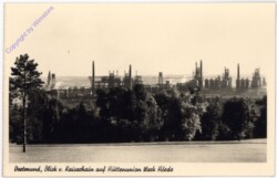 Dortmund, Blick v. Kaiserhain auf Hüttenunion Werke Hörde