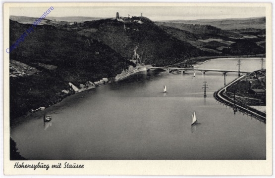 Hohensyburg, mit Stausee