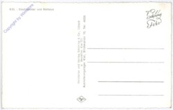 Kiel, Stadttheater und Rathaus