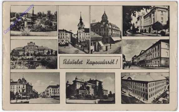 ak181022 Kaposvarrol, Multiansicht