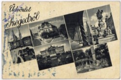 ak181113 Szegedröl, Ansicht