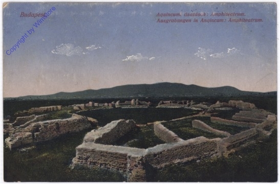 Budapest, Ausgrabungen in Anqincum: Amphiteatrum