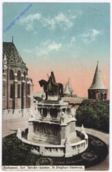 Budapest, St. Stephan-Denkmal