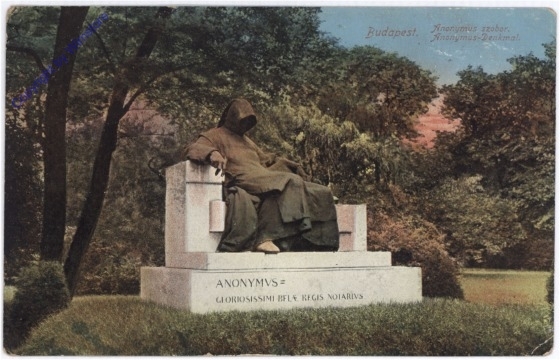Budapest, Anonymus-Denkmal