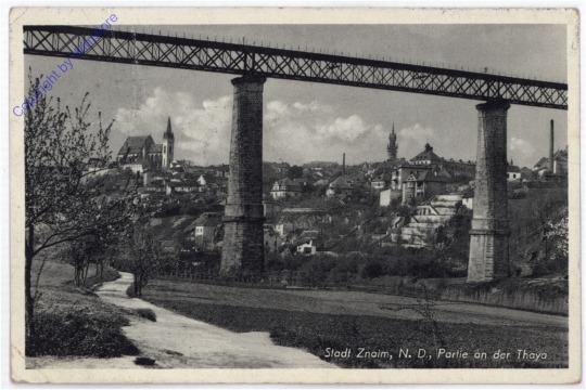 ak181404 Znaim, Partie an der Thaya