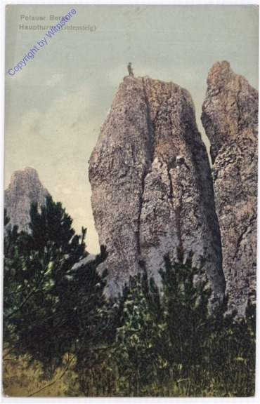 Polauer Berge, Hauptturm (Gotensteig)