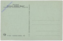 Marianske Lazne (Marienbad), Kurhaus Grüner Baum