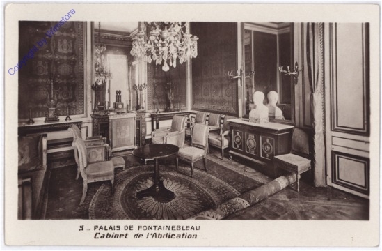 Paris, Palais de Fontainebleau, Cabinet de l'Abdication
