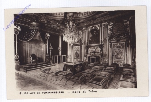 Paris, Palais de Fontainebleau, Salle du Trone