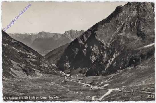 ak181663 Unter-Engadin, Am Flüelapass