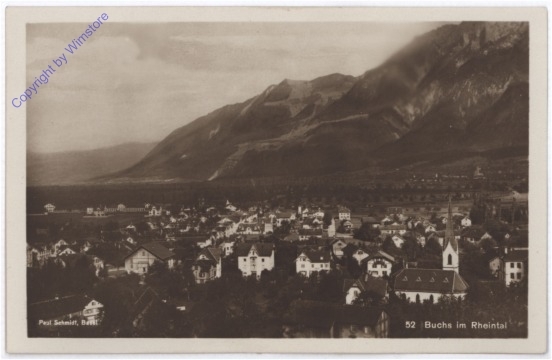 Buchs im Rheintal, Ortsansicht