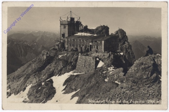 ak181695 Zugspitze, Münchner Haus