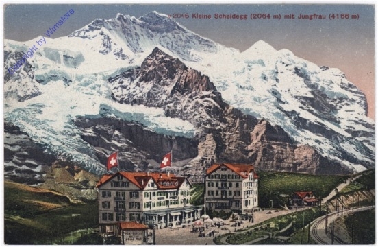 Kleine Scheidegg mit Jungfrau