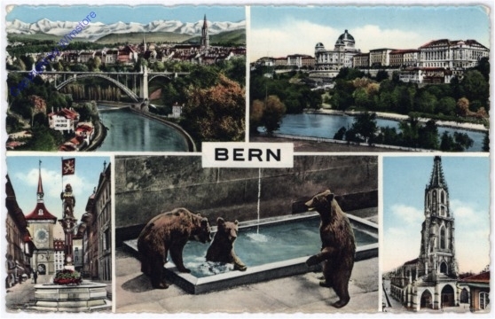 ak181723 Bern, Multiansicht