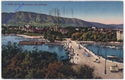 Zürich, Quaibrücke und Uetliberg