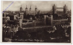 London, Tower of London and Tower Bridge