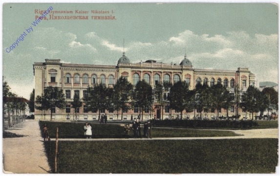 Riga, Gymnasium Kaiser Nikolaus I