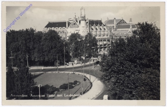 Amsterdam, American Hotel met Leidsebosje