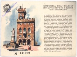 ak181969 San Marino, Eintrittskarte