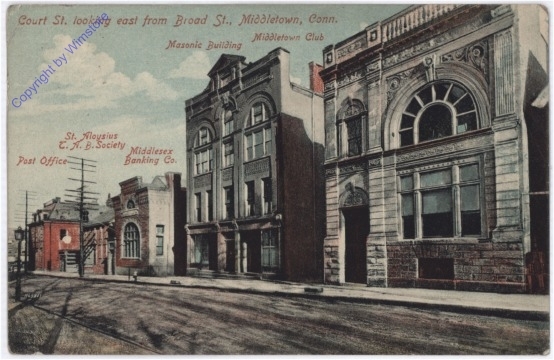 ak182037 Conneticut: Middletown, Court St. looking east from Broad St.