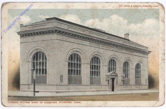 ak182040 Conneticut: Stamford, Citizens savings Bank of Stamford