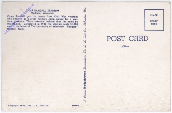 ak182060a Wisconsin: Madison, Camp Randall Stadium