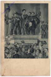 Petöfi a Nemzeti Muzeum Lepcsöhazanak