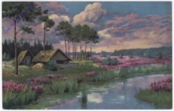 ak182214 Lila verfärbte Landschaft