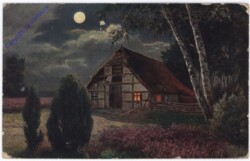 Bauernhof bei Nacht