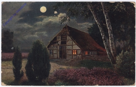 Bauernhof bei Nacht